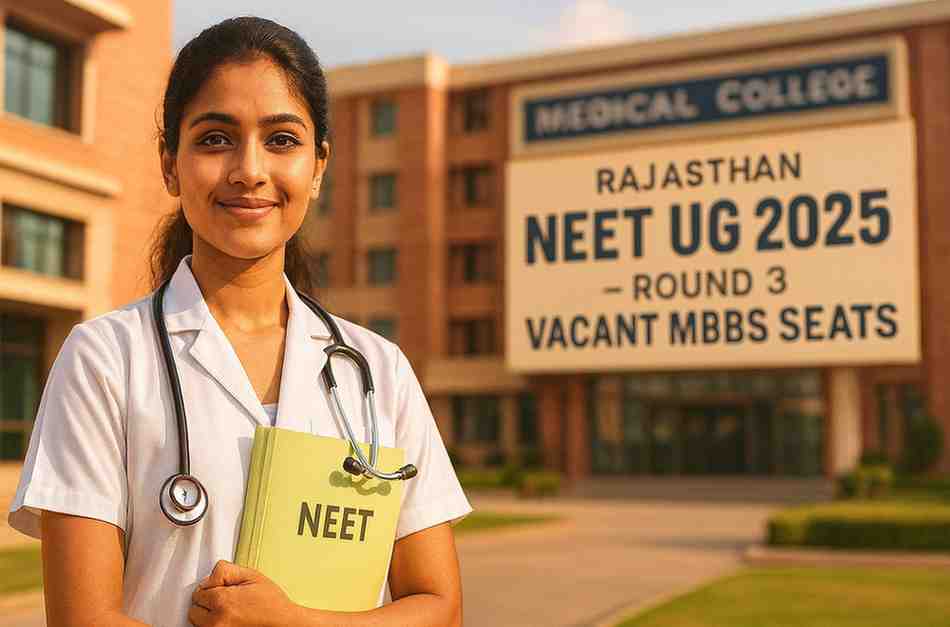 Rajasthan NEET UG 2025 Round 3 Vacant MBBS Seats 2025