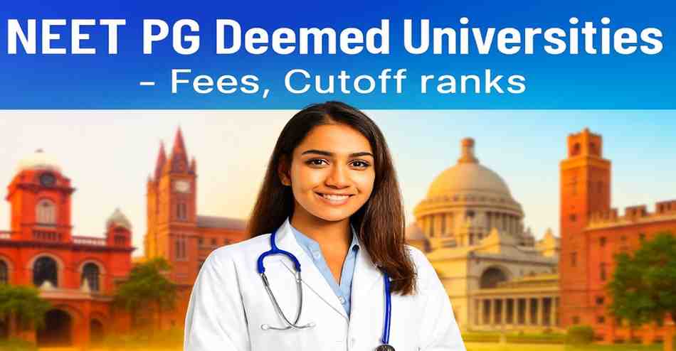 Deemed pg fees & cutoff