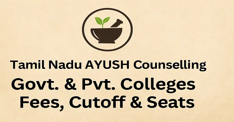 Tamil Nadu AYUSH Counselling