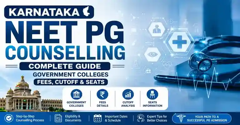 Karnataka NEET PG Counselling Complete Guide Government