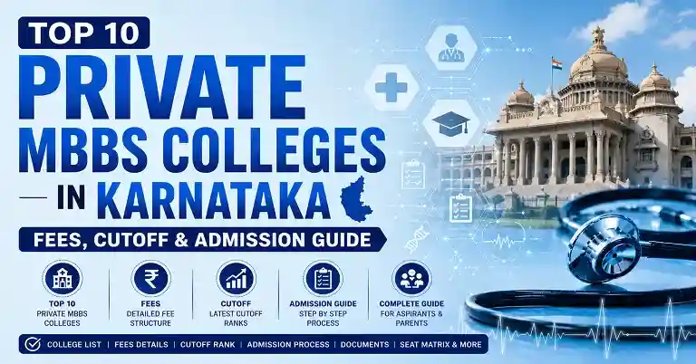 Top 10 Private MBBS Colleges in Karnataka 2026 – Fees, Cutoff & Admission Guide