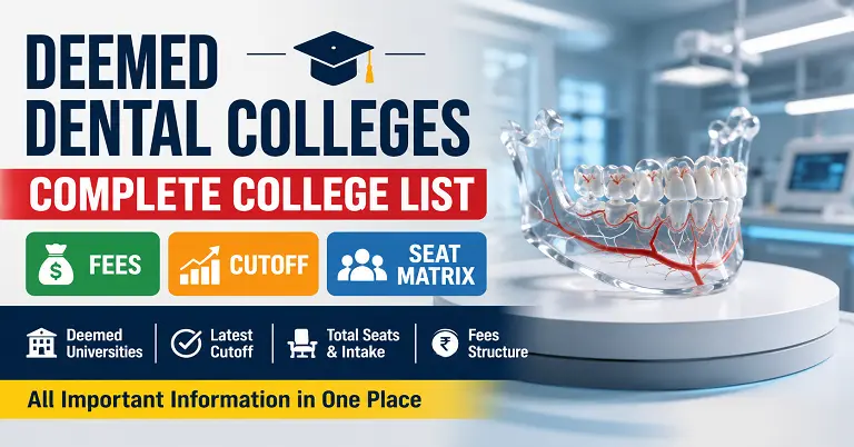 Deemed Dental Colleges Complete College List