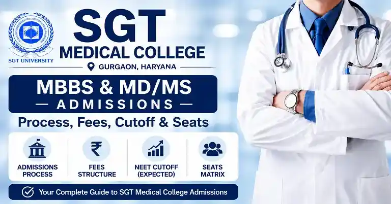 SGT Medical College MBBS & MD/MS Admissions Process