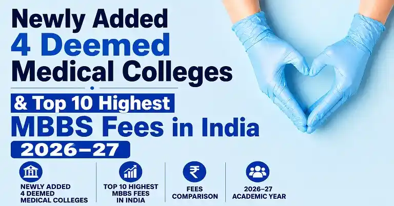 Newly Added 4 Deemed Medical Colleges